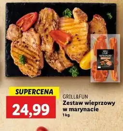 Lidl Zestaw wieprzowy w marynacie Grill And Fun oferta