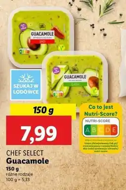 Lidl Guacamole z kawałkami awokado Chef Select oferta