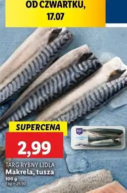 Lidl Makrela - tusza Targ Rybny Lidla oferta