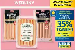Lidl Parówki z filetem kurczaka Pikok oferta