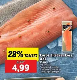 Lidl Łosoś norweski filet ze skórą oferta