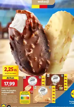Lidl Lody strawberry-vanilla Bon Gelati oferta