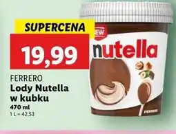 Lidl Lód Nutella oferta