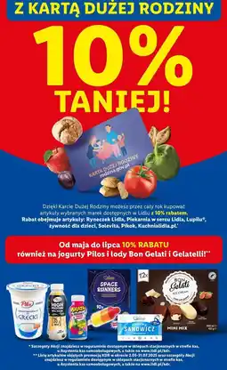Lidl Sandwicz śmietankowy Gelatelli oferta