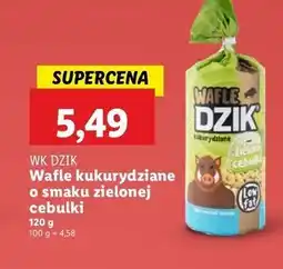 Lidl Wafle kukurydziane zielona cebulka Wk Dzik oferta