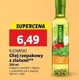 Lidl Olej bazylia Kujawski Ze Smakiem oferta