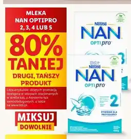 Lidl Mleko 5 Nestle Nan Optipro oferta