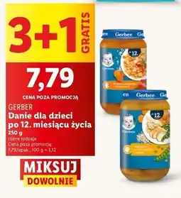 Lidl Obiadek risotto z indykiem i warzywami Gerber Junior oferta