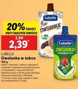 Lidl Owsianka ze śliwkami i przyprawami korzennymi Lubella oferta