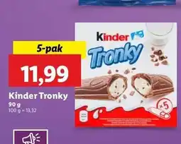 Lidl Batoniki Kinder Tronky oferta