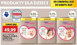 Lidl Pieluchomajtki 6 extra large Lupilu Pants Premium oferta