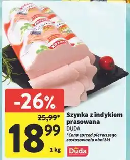 Intermarche Szynka z indykiem prasowana Silesia Duda oferta