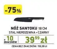 Intermarche Nóż santoku 18 cm czarny Green Pan oferta