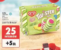 Intermarche Lód mini Algida Twister oferta