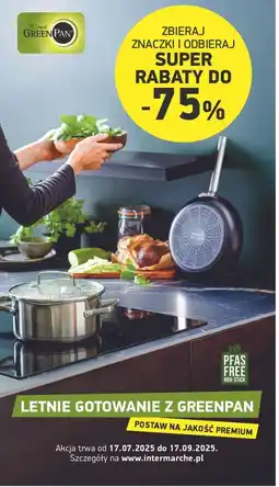 Intermarche Garnek żaroodporny 24 cm Green Pan oferta