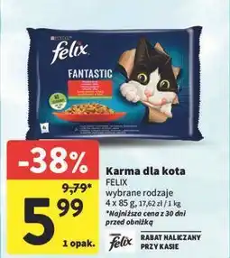 Intermarche Karma dla kota wołowina i kurczak Purina Felix Fantastic oferta