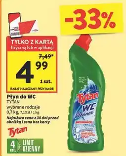 Intermarche Płyn do wc zielony Tytan Wc oferta