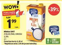 Intermarche Mleko 1.5 % Z Mlecznej Drogi oferta