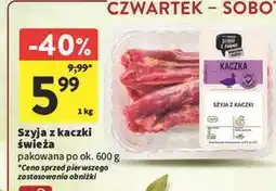 Intermarche Szyja z kaczki Intermarche Dobre Z Farmy oferta