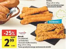 Intermarche Borek kurczak słodko-kwaśny La Lorraine oferta