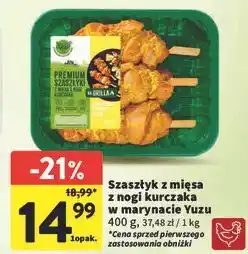 Intermarche Szaszłyki z nogi kurczaka w marynacie yuzu Sielski oferta