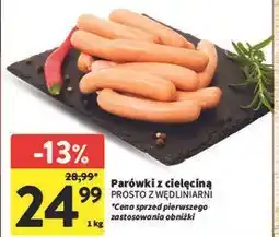 Intermarche Parówki z cielęciną Intermarche Z Własnej Wędzarni oferta