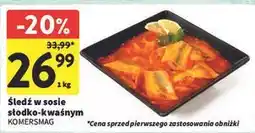 Intermarche Filety śledziowe w sosie słodko kwaśnym Komersmag oferta