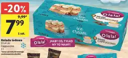 Intermarche Rolada lodowa cappuccino Intermarche O La La! oferta