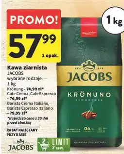Intermarche Kawa espresso italiano Jacobs Barista Editions oferta