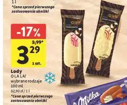 Intermarche Lód dobule słony karmel Intermarche O La La! oferta