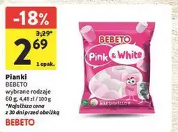 Intermarche Pianki pink & white Bebeto oferta