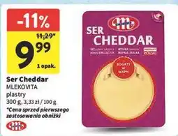 Intermarche Ser cheddar plastry Mlekovita oferta