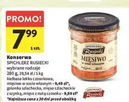 Intermarche Mięso z czosnkiem Spichlerz Rusiecki oferta