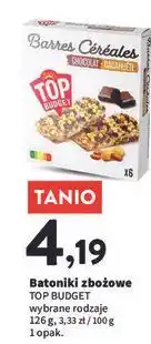 Intermarche Batoniki czekoladowe Top Budget oferta