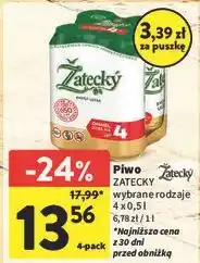 Intermarche Piwo Zatecky Svetly Lezak oferta