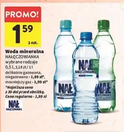 Intermarche Woda delikatnie gazowana Nałęczowianka oferta
