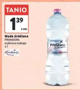 Intermarche Woda niegazowana Primavera oferta