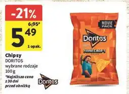 Intermarche Chipsy kukurydziane minecraft movie o smaku serowym Doritos oferta