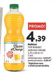 Intermarche Nektar pomarańczowy Top Budget oferta
