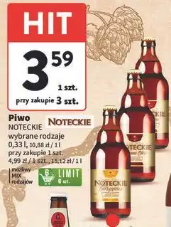 Intermarche Piwo Noteckie Niepasteryzowane oferta