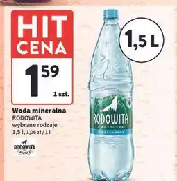 Intermarche Woda niegazowana Rodowita Z Roztocza oferta