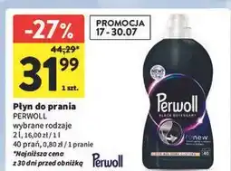 Intermarche Płyn do prania black Perwoll Renew oferta