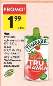 Intermarche Mus jabłko-banan-truskawka-marchew Tymbark oferta