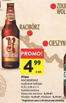 Intermarche Piwo Raciborskie Miodowe oferta