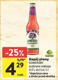 Intermarche Piwo Somersby Blackberry oferta