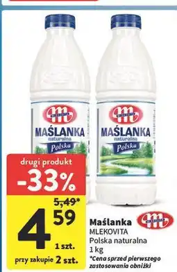 Intermarche Maślanka naturalna Mlekovita oferta