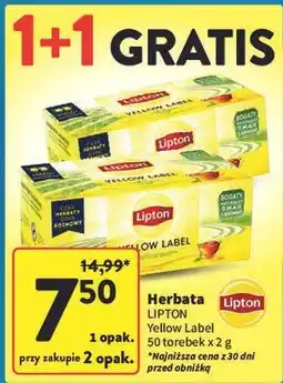 Intermarche Herbata Lipton Yellow Label Tea oferta