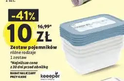 Intermarche Zestaw pojemników Keeeper oferta