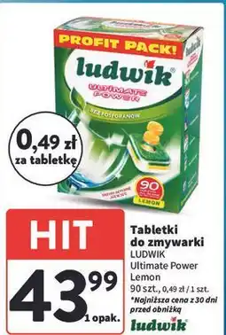 Intermarche Tabletki do zmywarki lemon Ludwik Ultimate Power oferta