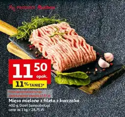 Auchan Mięso mielone z fileta kurczaka oferta